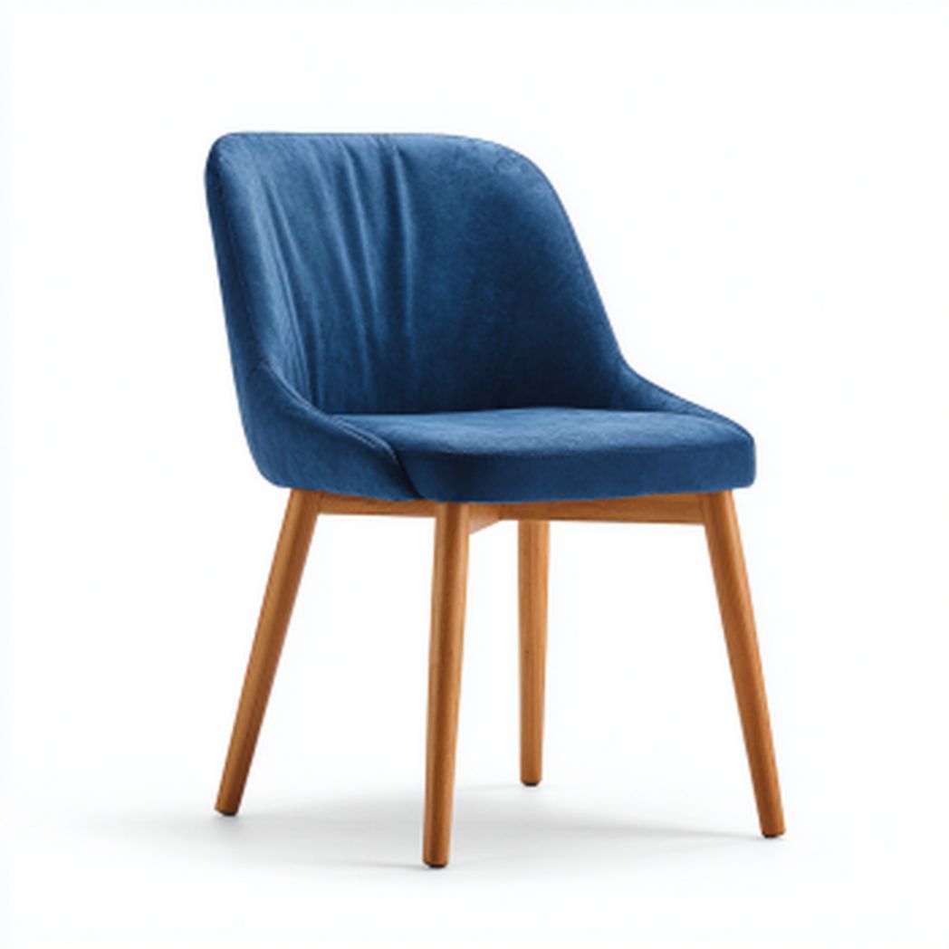 Krzesło tapicerowane do jadalni z bawełny - 45 x 50 x 85